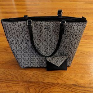 Guess bag with matching coin purse